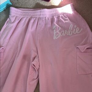 Barbie Pink Track Pants with Relaxed Fit